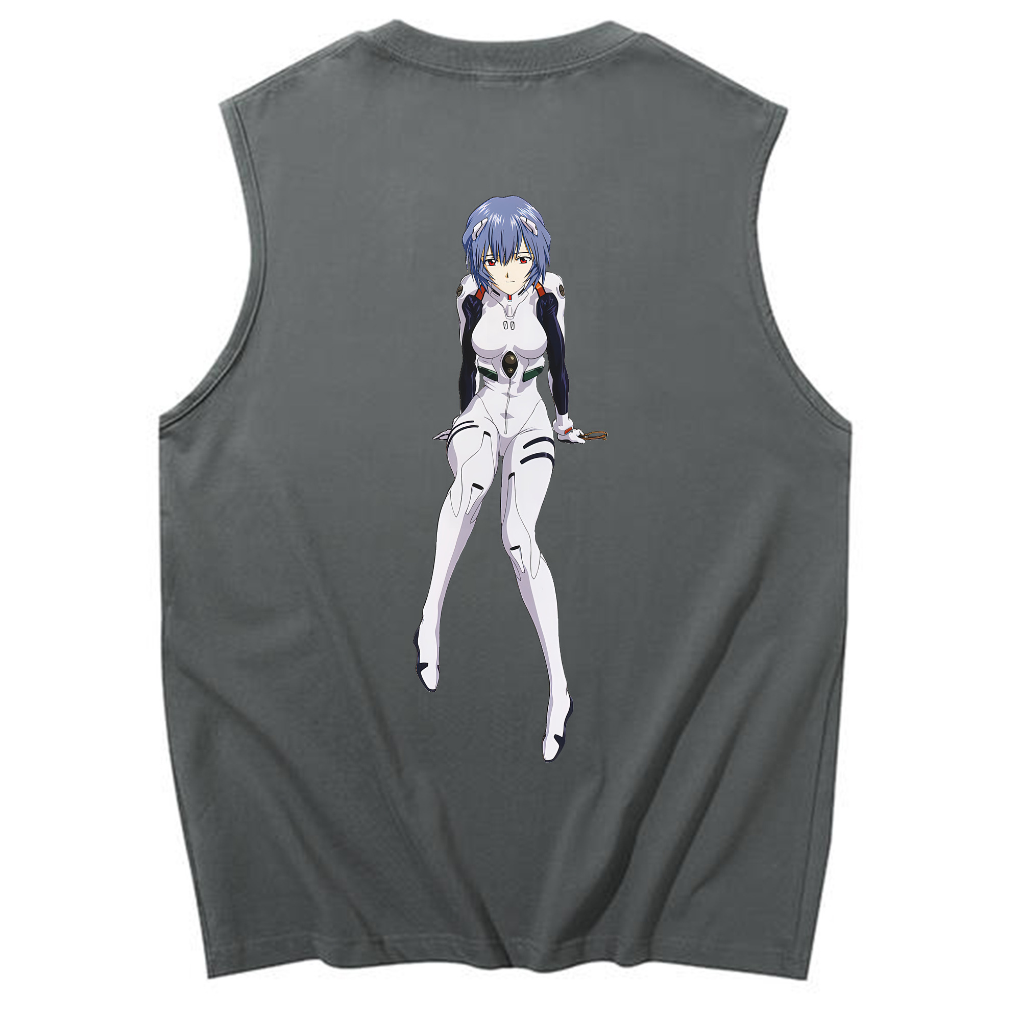 （画像用） EVA 新世紀エヴァンゲリオン コットン100％タンクトップ（背面プリント）
